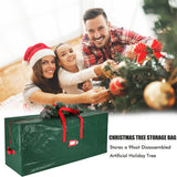 Christmas Tree Storage Bag Holiday Storage Case Waterproof Zippered Bag with Carrying Handles