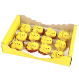 12 Pcs Mini Easter Chicks Yellow Easter Decoration Toy Spring Home Garden Decor Party Favors and Gifts for Kids