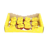 12 Pcs Mini Easter Chicks Yellow Easter Decoration Toy Spring Home Garden Decor Party Favors and Gifts for Kids