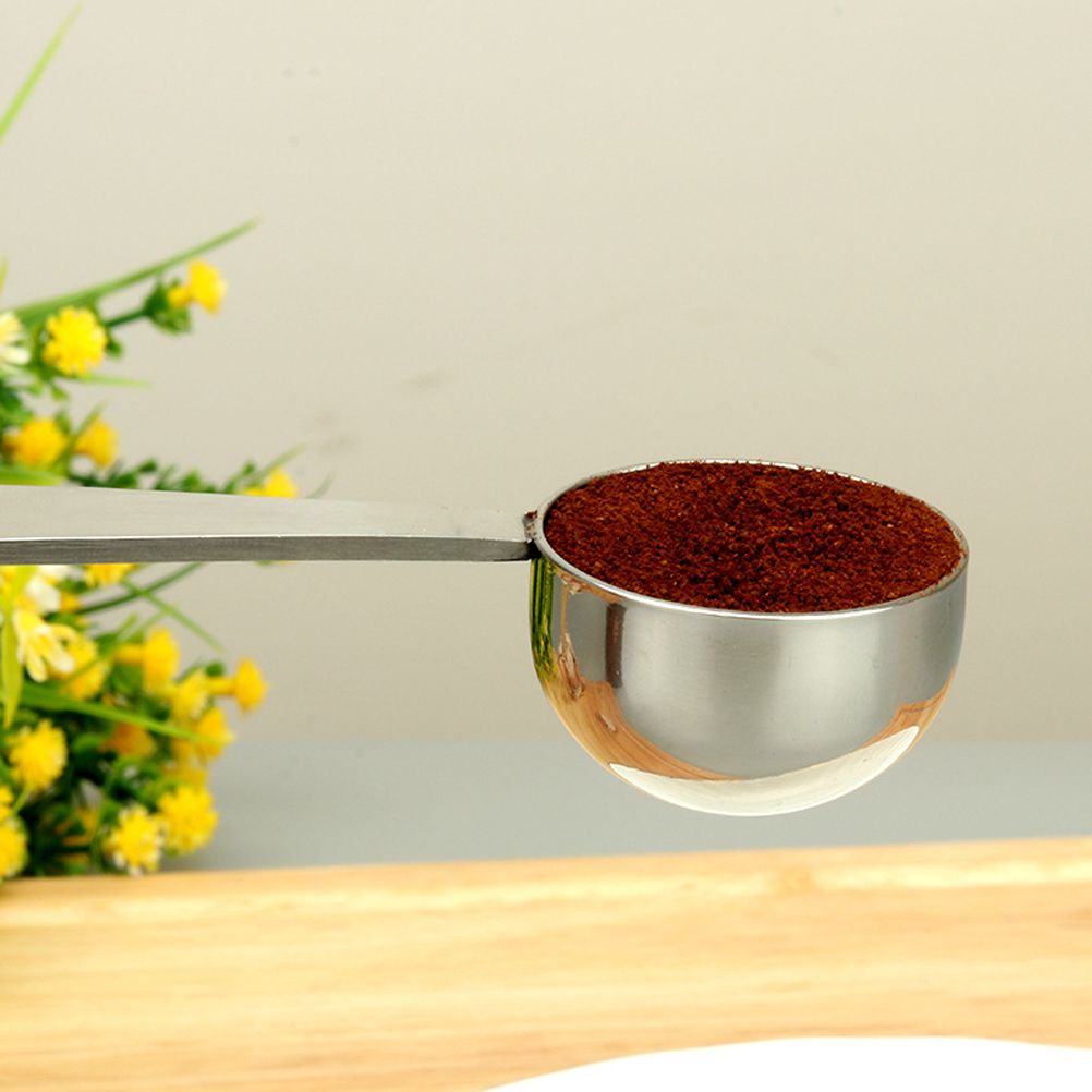2 in 1 Coffee Spoon Espresso Tamper and Coffee Measure Spoon Dual Purpose Coffee Spoon