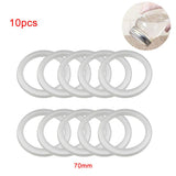 10Pcs Silicone Jar Gaskets Replacement Airtight Silicone Gasket Sealing Rings for Regular Mouth Canning Jar