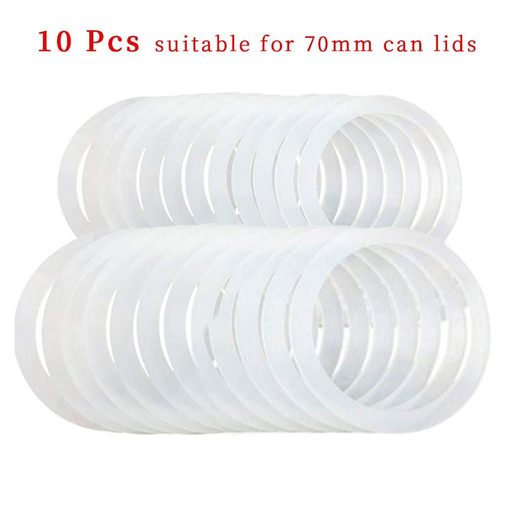 10Pcs Silicone Jar Gaskets Replacement Airtight Silicone Gasket Sealing Rings for Regular Mouth Canning Jar