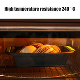 Silicone Baking Mold Loaf Bread Tray Rectangular Bread Baking Tool for DIY Homemade Cake Bread - Extra Image