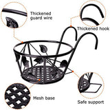 Iron Wire Hanging Flower Pot Holder Brackets Balcony Display Shelf Garden Plant Flower Holder Balcony Home Decoration