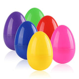 12PCS Colorful Easter Eggs Fillable Easter Eggs Crafts Basket Stuffers for Easter Party Games - Side View