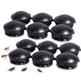 12Pcs Roach Traps Cockroach Killer Built In Bait Indoor Home Cockroach Bait Traps Child and Pet Safe