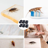 12Pcs Roach Traps Cockroach Killer Built In Bait Indoor Home Cockroach Bait Traps Child and Pet Safe