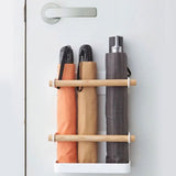 1 Set of Self Adhesive Wall Mounted Umbrella Rack Umbrella Holder Home Storage Supplies