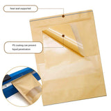 50Pcs Stand Up Pouch Bags Kraft Pouches with Tear Notch and Matte Window Resealable Zip Lock Food Storage Bags