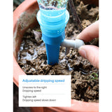 12pcs Self Watering Spikes Plant Waterer Automatic Vacation Drip Irrigation Watering Device - Front View