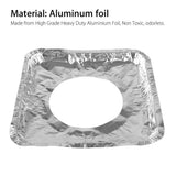 40Pcs Aluminum Foil Gas Top Disposable Bib Liners Stove Covers