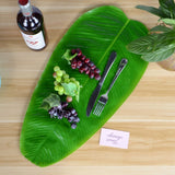 4PCS Artificial Banana Leaves Large Tropical Leaves Decorations Party Supplies - Front View