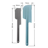 2Pcs/Set Plastic Spatula Soft Grip Cream Scraper Cutter Kitchen Gadget Baking Tools for Butter Cake Cream Pastry 10inch 12 inch