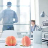 6PCS Artificial Peaches Simulation Peaches Fruits Vivid Props for Home Fruit Shop Supermarket Desk Decoration - Extra Image