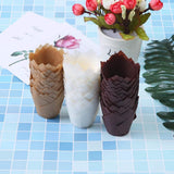 150 Pieces Mini Baking Cups Tulip Baking Cups Cupcake Liners Muffin Liners for Wedding Birthday Parties