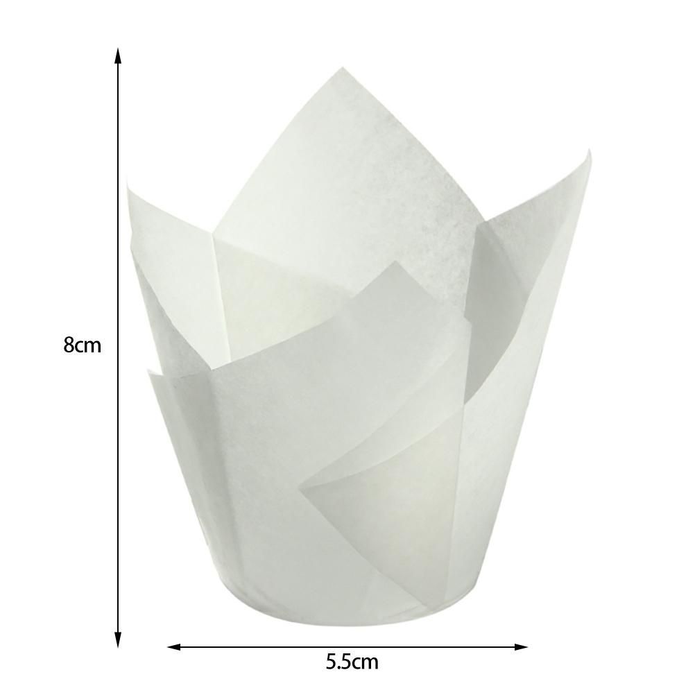 150 Pieces Mini Baking Cups Tulip Baking Cups Cupcake Liners Muffin Liners for Wedding Birthday Parties