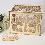 DIY Wedding Card Box Rustic Wood Card Box Gift Card Holder Card Box for Weddings Baby Showers Birthdays Graduations