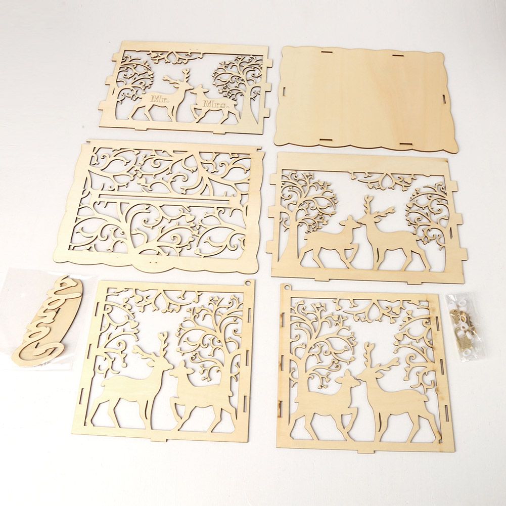 DIY Wedding Card Box Rustic Wood Card Box Gift Card Holder Card Box for Weddings Baby Showers Birthdays Graduations