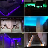 5V USB Led Strip Lights 16 Colors and 4 Modes Waterproof Flexible Color Changing RGB LED Light Strip with Rmote Control