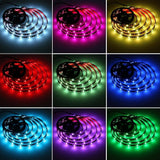 5V USB Led Strip Lights 16 Colors and 4 Modes Waterproof Flexible Color Changing RGB LED Light Strip with Rmote Control