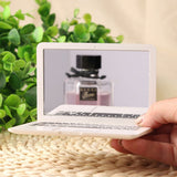 Mini Pocket Laptop Mirror Computer Glass Mirror Home Notebook Mirror