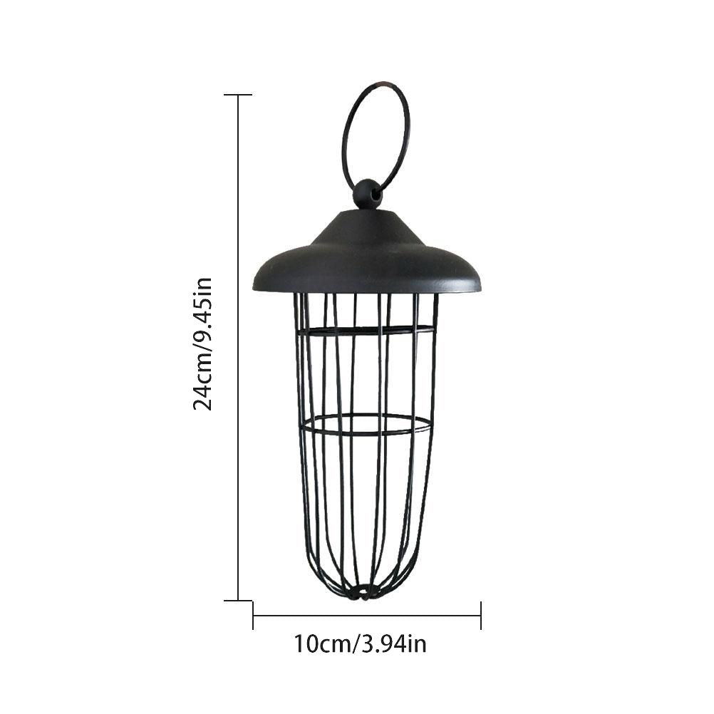 Outdoor Bird Feeder Hanging Fat Ball Holder Metal Bird Feeder Bird Food Dispenser