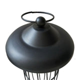 Outdoor Bird Feeder Hanging Fat Ball Holder Metal Bird Feeder Bird Food Dispenser - Side View