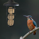 Outdoor Bird Feeder Hanging Fat Ball Holder Metal Bird Feeder Bird Food Dispenser