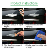 30ML Label Sticker Remover Sticky Residue Remover Adhesive Remover for Glass Wood Marble
