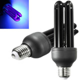 E27 40W UV Light Bulb UV Ultraviolet Fluorescent CFL Light Bulb Detection Light Bulb - Top-Down View
