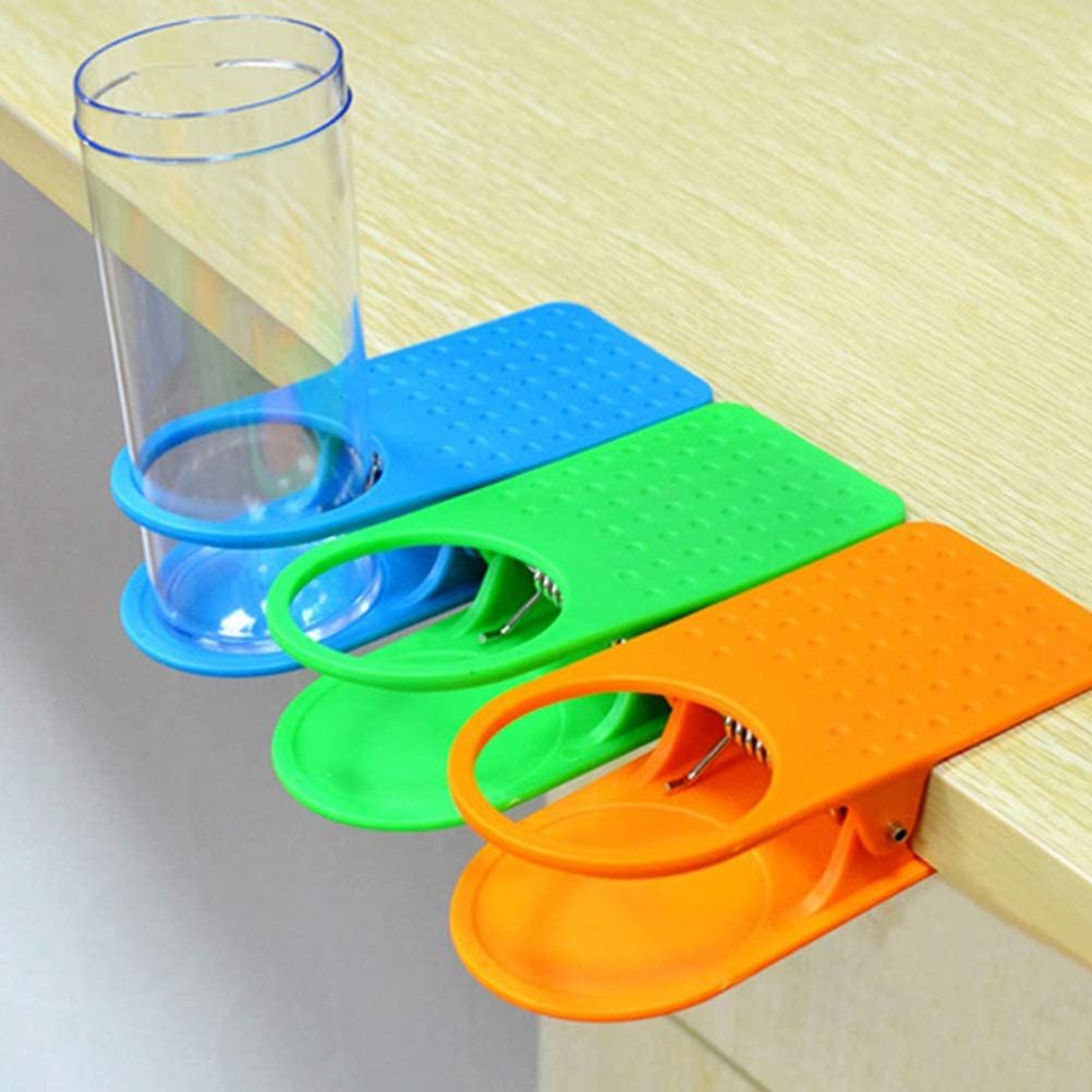 4PCS Cup Holder Clip Multifunction Cup Holder with Clip for Drinking Water Coffee