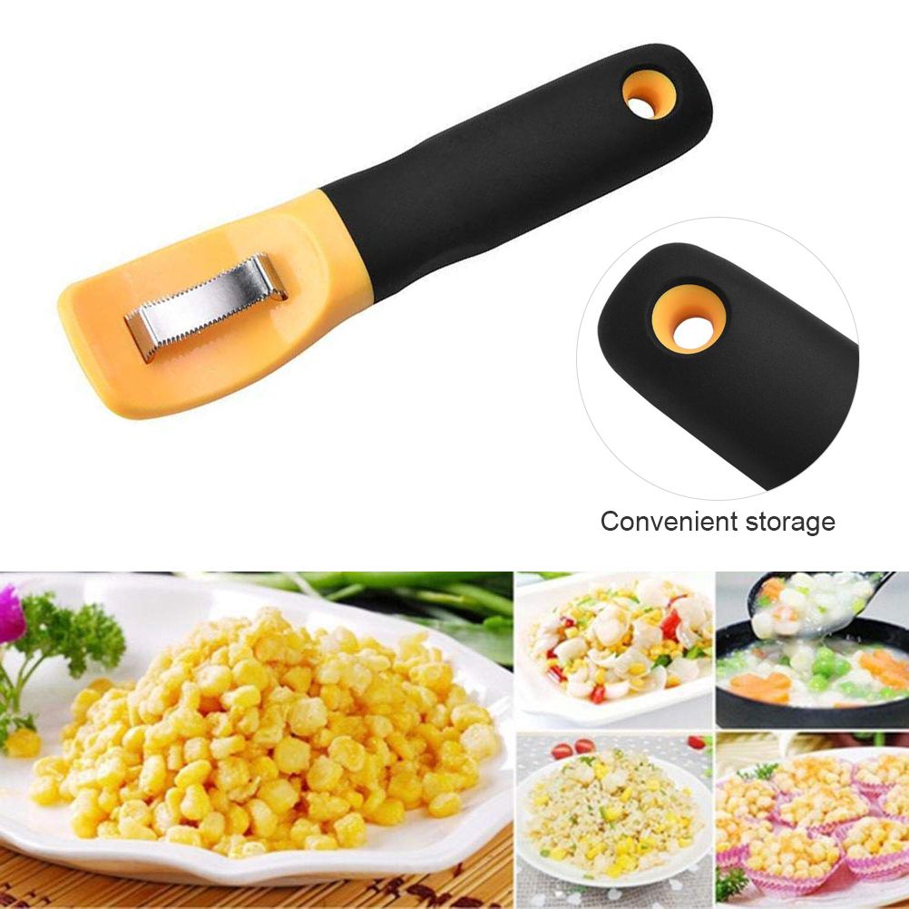 Corn Peeler Hand Held Corn Cob Remover Kitchen Corncob Removal Tool