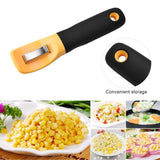 Corn Peeler Hand Held Corn Cob Remover Kitchen Corncob Removal Tool