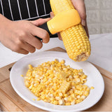Corn Peeler Hand Held Corn Cob Remover Kitchen Corncob Removal Tool