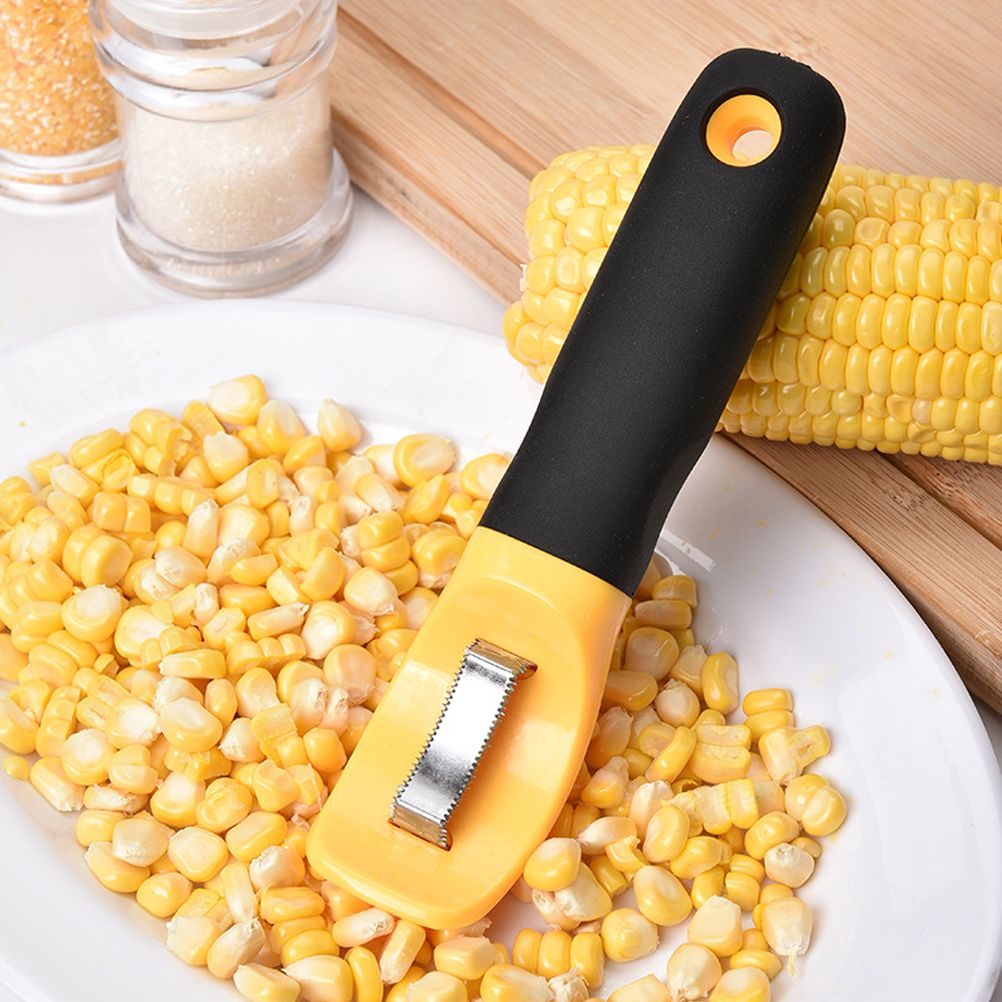 Corn Peeler Hand Held Corn Cob Remover Kitchen Corncob Removal Tool