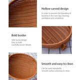 Simulation Rattan Woven Basket Storage Basket Fruit Basket Animal Shape Storage Basket Display Basket