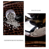 304 Stainless Steel Cleaning Beads for Wine Decanters and Bottles - Top-Down View