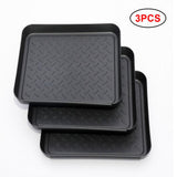 3Pcs Washable Boot Tray Garden Shoe Plate Multifunctional Tray for Plants Pets Tools