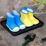 3Pcs Washable Boot Tray Garden Shoe Plate Multifunctional Tray for Plants Pets Tools - 45-Degree Angle