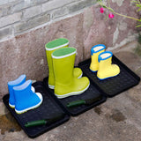 3Pcs Washable Boot Tray Garden Shoe Plate Multifunctional Tray for Plants Pets Tools