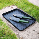 3Pcs Washable Boot Tray Garden Shoe Plate Multifunctional Tray for Plants Pets Tools - Extra Image