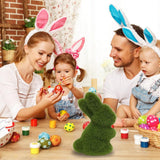 Artificial Moss Bunny Garden Statues Ornaments Durable Lightweight Artificial Animal Ornament for Cupboard Office