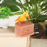 Cute Bird Toothpick Holder Dispenser Gag Gift Cleaning Toothpick Case - Top-Down View