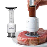 Sauce Injector Meat Marinade Injector with 27 Stainless Steel Needle 3 Oz Marinade Flavor Syringe - Front View
