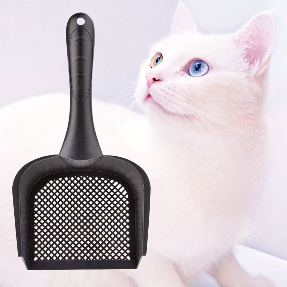 Sifter with Deep Shovel Thicken Non Stick Cat Litter Scoop with Handle and Small Hole
