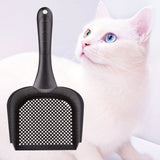 Sifter with Deep Shovel Thicken Non Stick Cat Litter Scoop with Handle and Small Hole - Side View