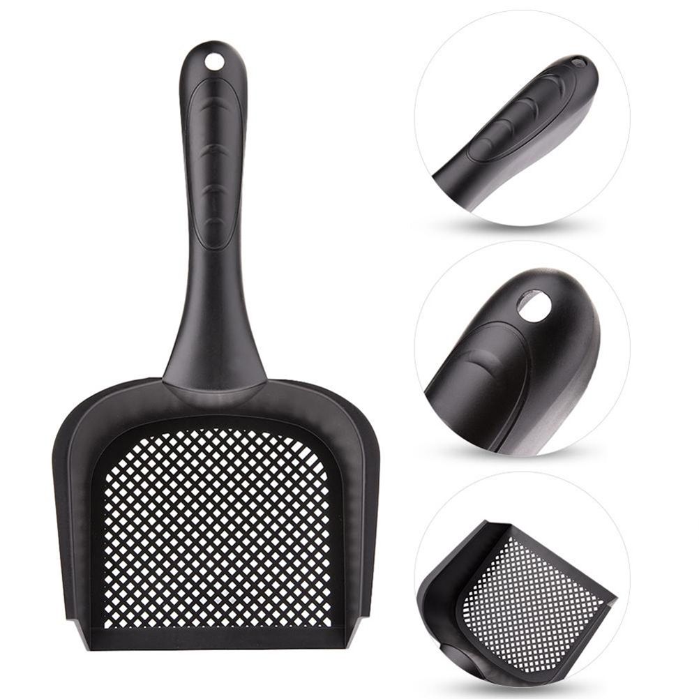 Sifter with Deep Shovel Thicken Non Stick Cat Litter Scoop with Handle and Small Hole