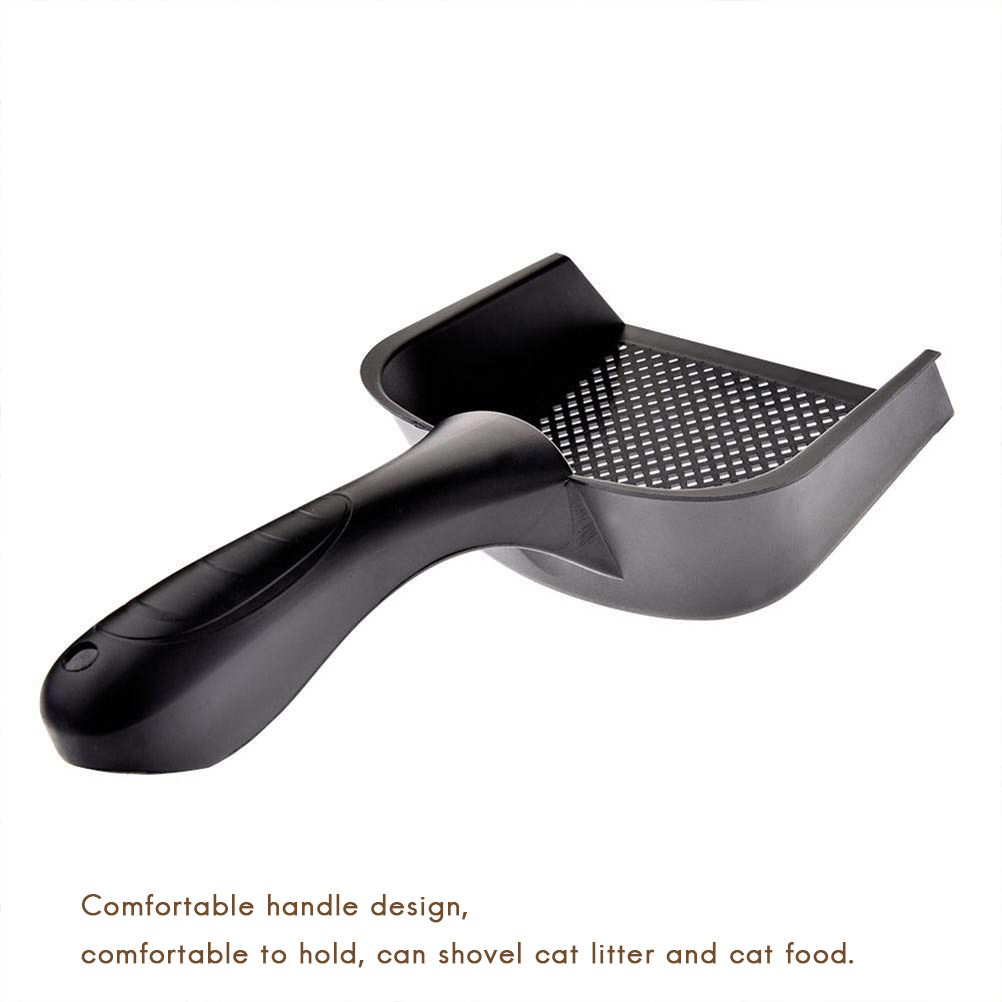 Sifter with Deep Shovel Thicken Non Stick Cat Litter Scoop with Handle and Small Hole
