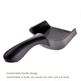 Sifter with Deep Shovel Thicken Non Stick Cat Litter Scoop with Handle and Small Hole - Rear View