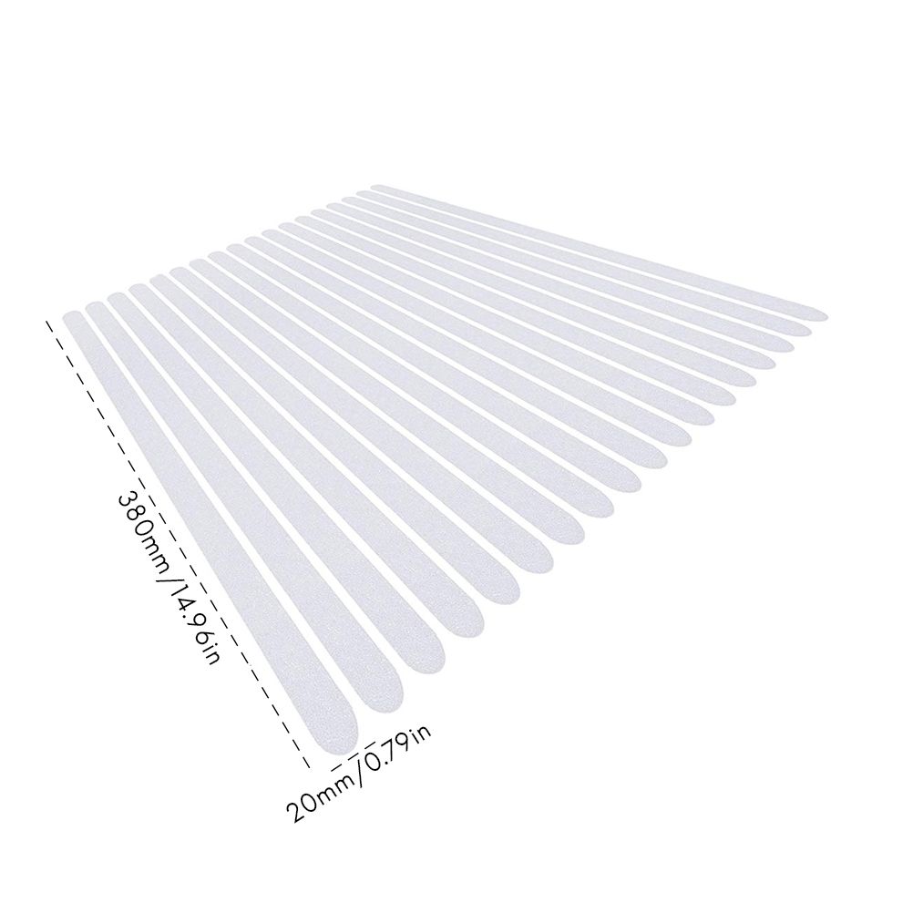 18 Pcs Anti Slip Strips Safety Shower Treads Stickers Bathtub Non Slip Stickers Anti Skid Tape for Shower